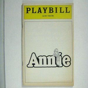 Annie Playbill January 1978 Theatre Andrea McArdle Reid Shelton Dorothy Louden